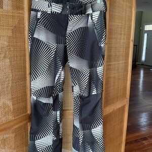 Obermeyer Black and White Men's Cargo Pants